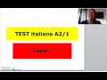 Test A2-1 prima parte