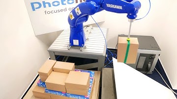 Robot depalletization demo with Yaskawa