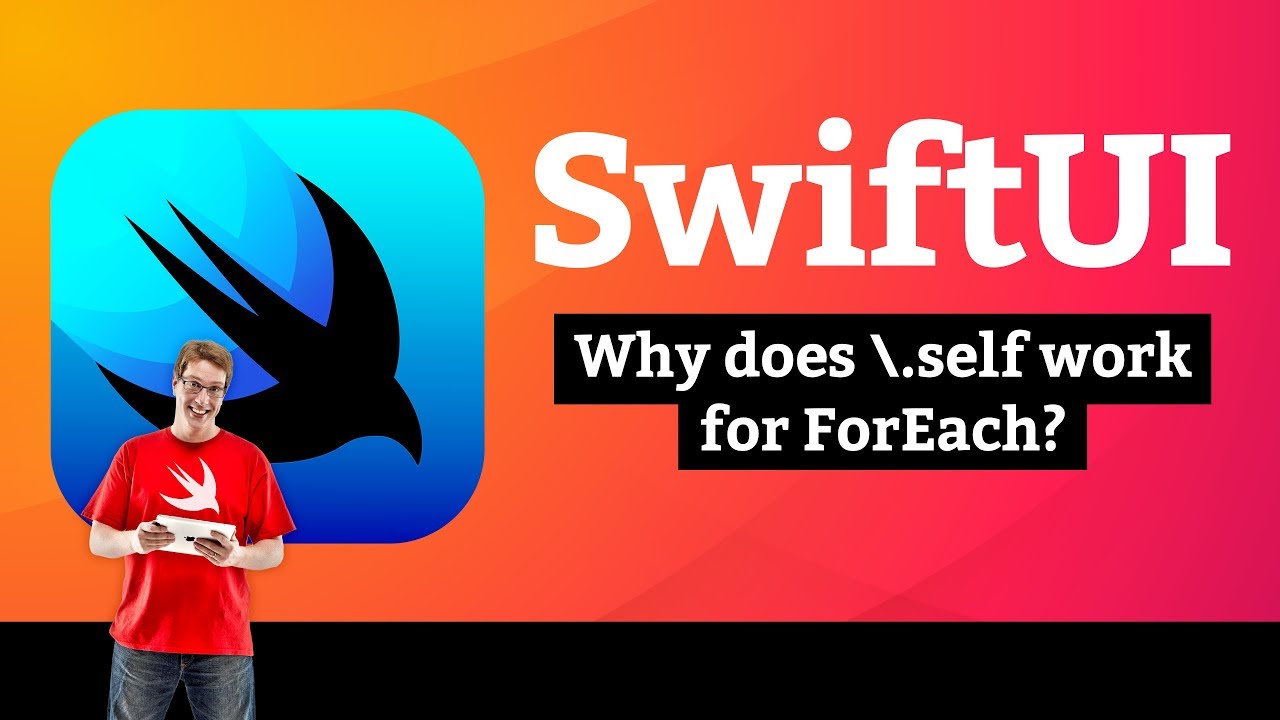 (OLD) Why does \.self work for ForEach? – Core Data SwiftUI Tutorial 1/7