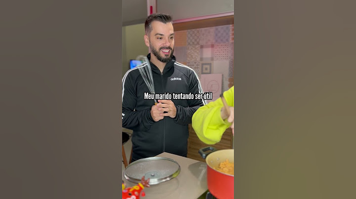 Quando o casal resolve cozinhar juntos!
