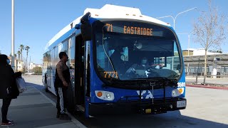 Santa Clara VTA 2019 Proterra Catalyst BE40 9501 on Route 71