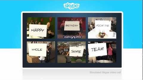 Happy Birthday Windows from Skype
