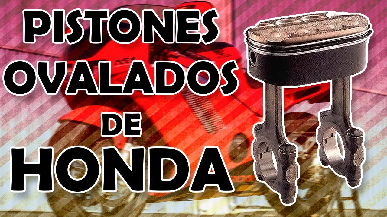 Motores Honda de PISTONES OVALADOS (NR750,500) Honda oval piston