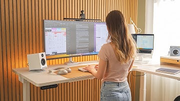 Modern Desk Setup Makeover For a Work From Home Software Developer!