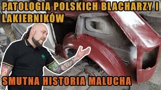 PATOLOGIA POLSKICH BLACHARZY I LAKIERNIKÓW.  SMUTNA HISTORIA MALUCHA W M4K !!!
