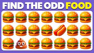 Find the Odd One Out - Junk Food Edition | Easy, Medium, Hard - 30 Ultimate Levels