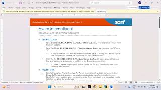 Shelly Cashman Excel 2019 | Module 3: End of Module Project 2 Avero International