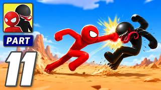 Stick Hero: Comic Superhero - Gameplay Walkthrough Part 11 - Journeys Test Precision (iOS, Android)