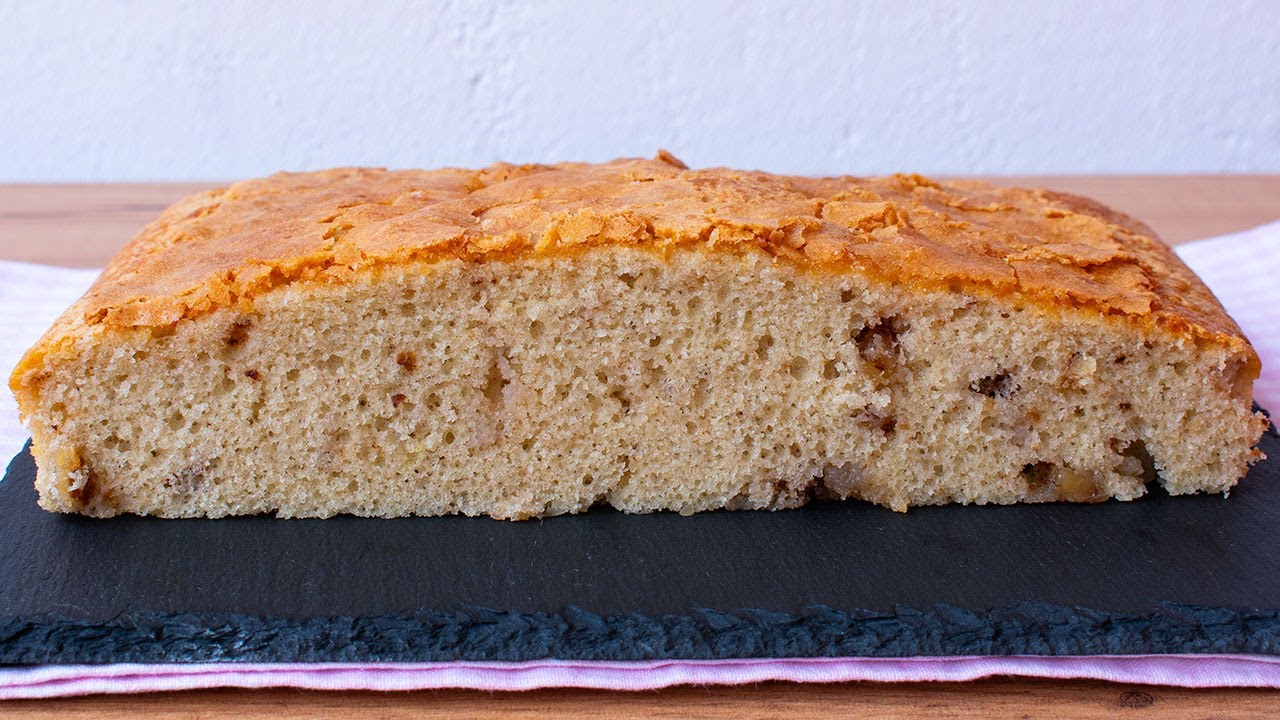 Bizcocho de turrón | Receta de aprovechamiento