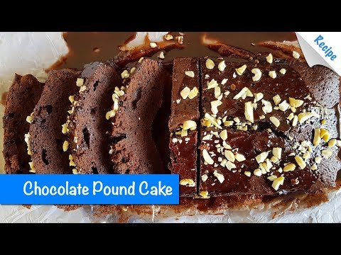 Chocolate Pound Cake Recipe (English)