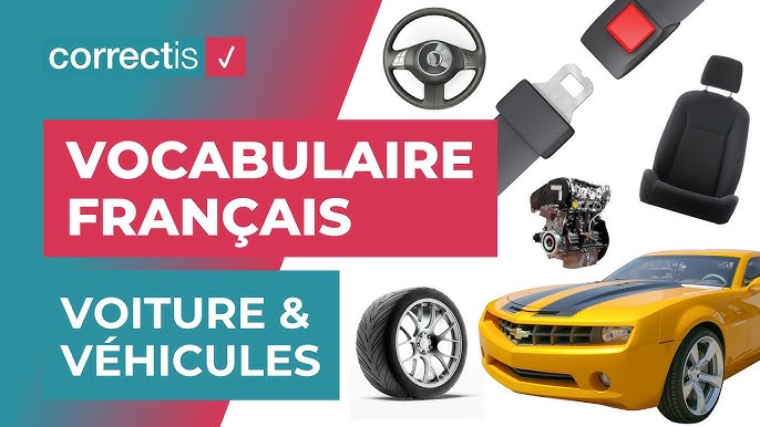 Le lexique de voiture 🚘 en français. Apprendre les pièces de