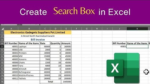 How to use DGET Function in Excel| #Dget| How to create search box in Microsoft Excel