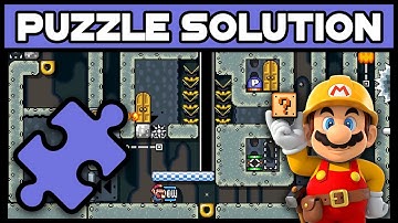 Super Mario Maker - One Screen Puzzle Walkthrough [#18] - POW x4 Xtreme