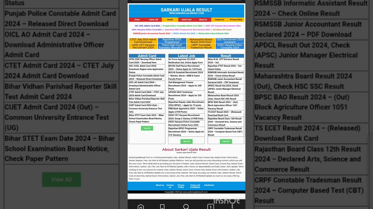 Sarkari Ujala Result