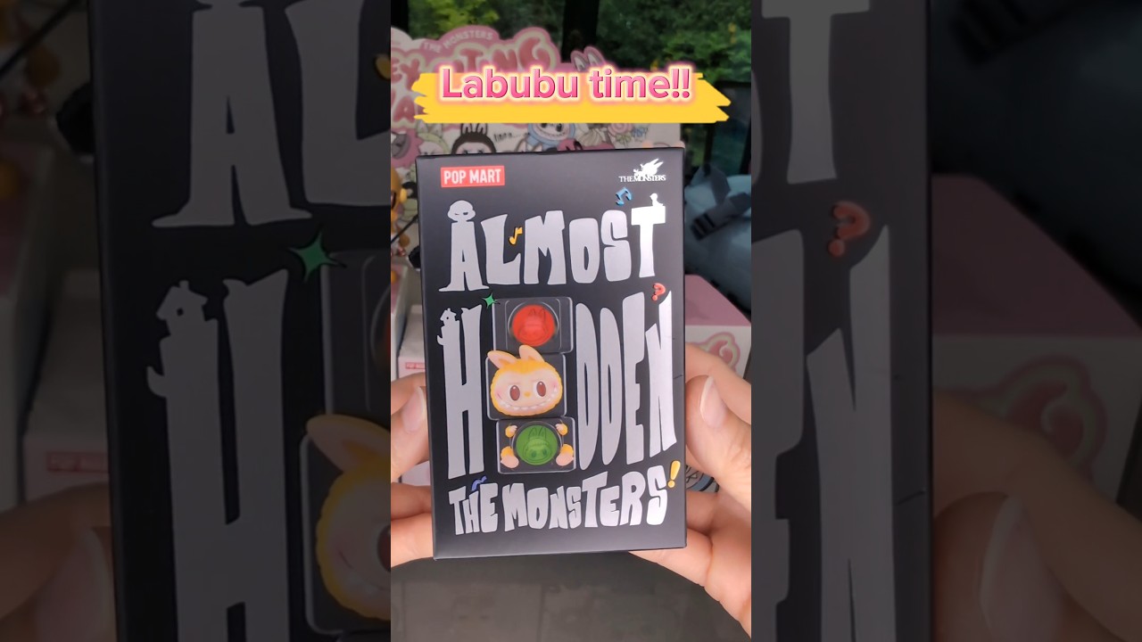 Pop Mart's Labubu Almost Hidden unboxing, The Monsters! 