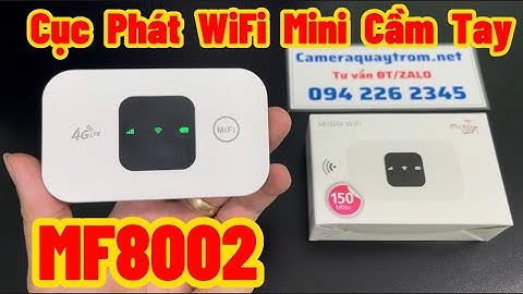 Cục Phát WiFi Mini Cầm Tay MF8002 Cực Khoẻ - Có WiFi Dùng 24/24 Mọi Lúc Mọi Nơi