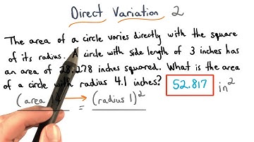 Direct Variation Practice 2 - Visualizing Algebra