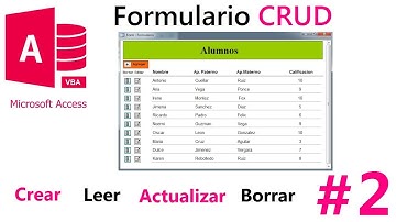 CRUD(Forma 2) desde cero (Parte 2)