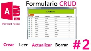 CRUD(Forma 2) desde cero (Parte 2) CRUD(Forma 2) desde cero (Parte 2)