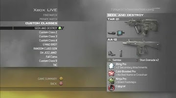MW2 Random Class Generator - Dom on Favela