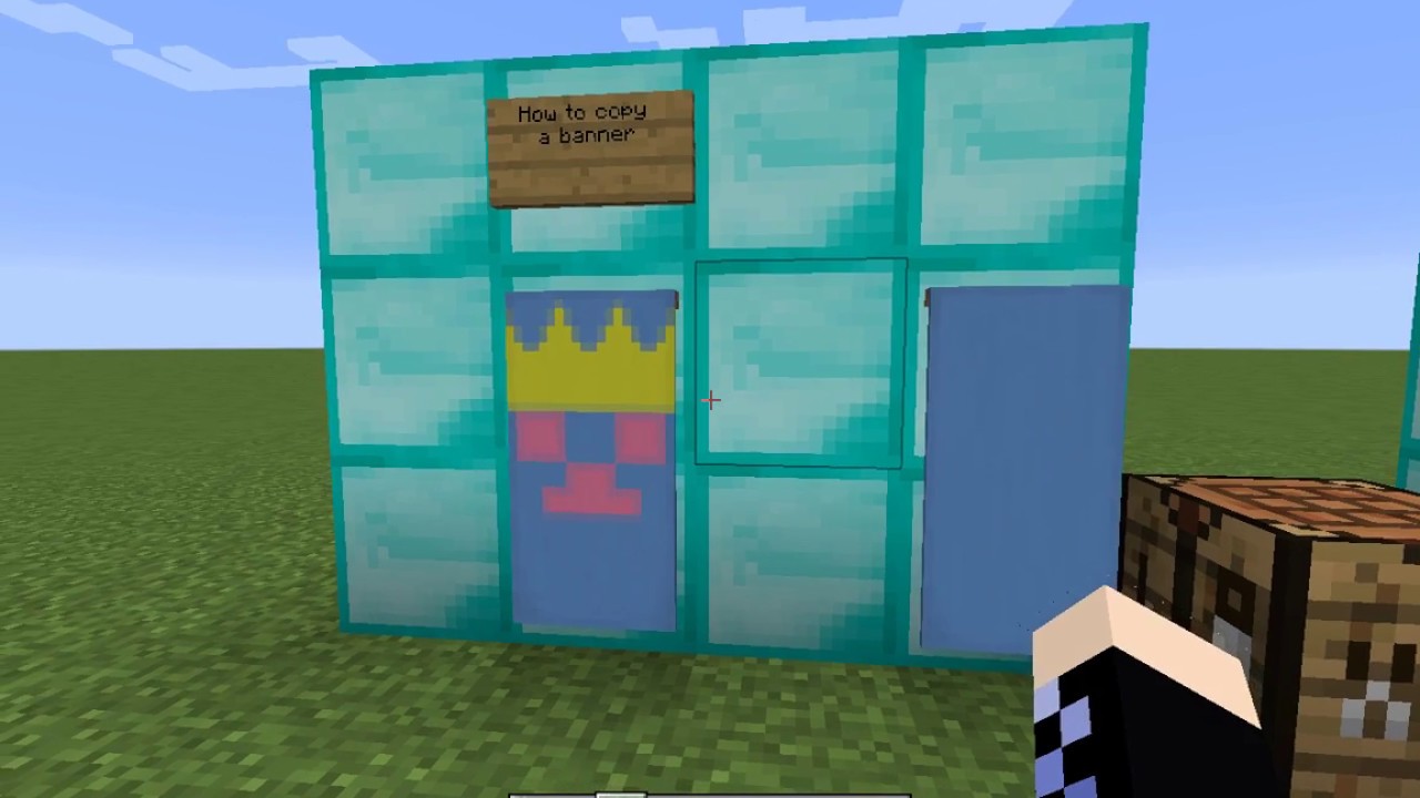 How To Copy Your Banners In Minecraft Youtube