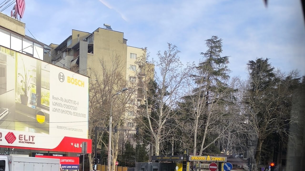 Тбилиси по дороге на работу в прямом эфире!