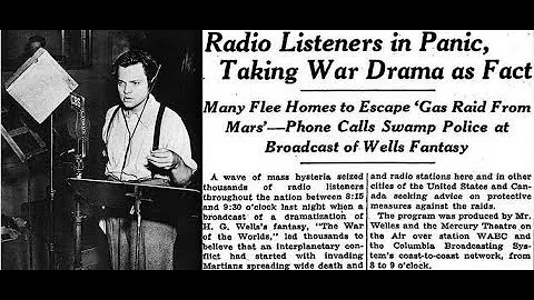 80th Anniversary of Orson Welles War of the Worlds...