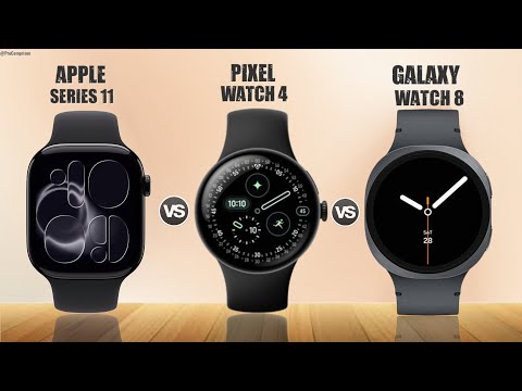 Apple Watch Series 11 vs Google Pixel Watch 4 vs Galaxy Watch 8 || Full Comparison