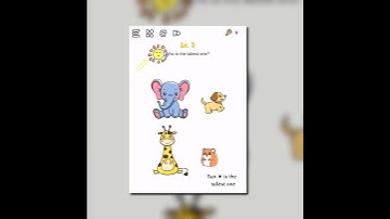 Brain out 2 ; level 3 : Who is the tallest one ?