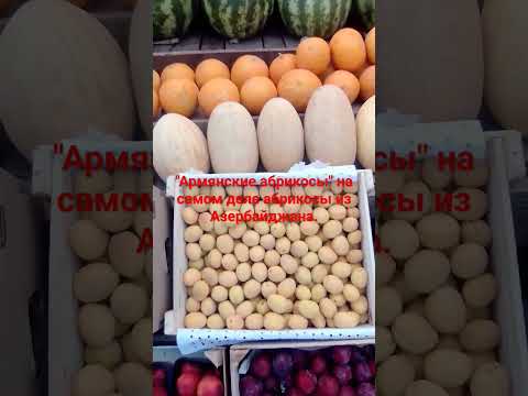 "Армянские абрикосы" на самом деле абрикосы из Азербайджана.