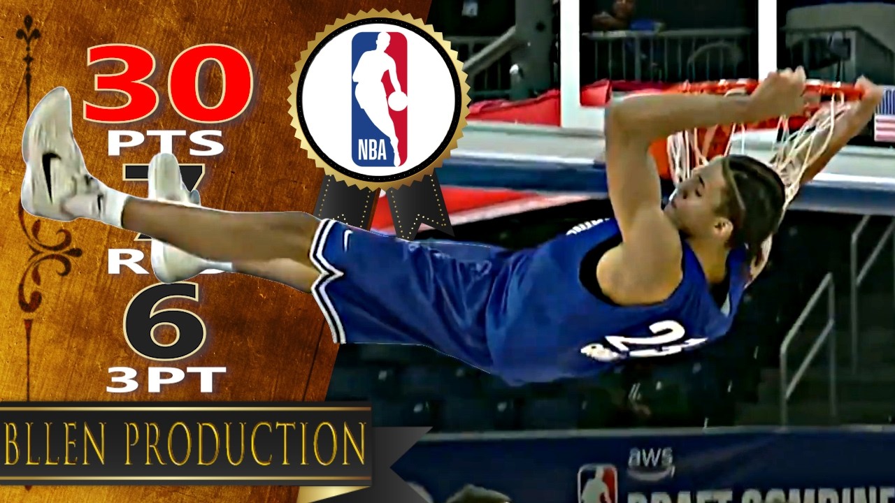 Cameron Carr - 30 Pts, 7 Reb, 6 3PT Full Highlights｜2026 NBA Draft Combine Scrimmage｜2026.05.13