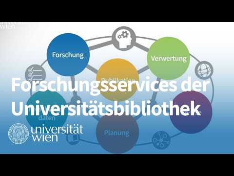 Forschungsunterstützende Services an der Universitätsbibliothek Wien