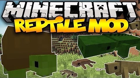 Minecraft: REPTILES! (Rideable Turtles, Komodo Dragons, Alligators, & MORE!) Mod Showcase