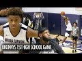 Bronny James KNOCKS DOWN 3's In His High School Debut In Front Of LeBron