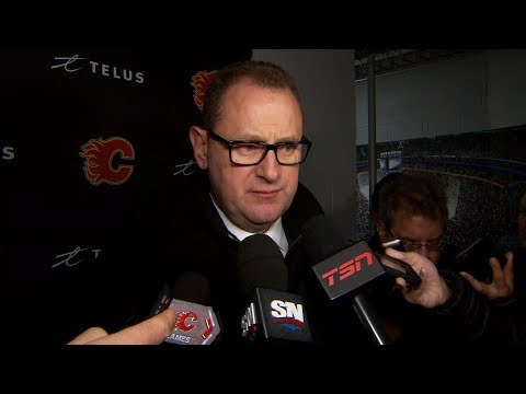 Calgary Flames GM Brad Treliving on investigation into Bill Peters