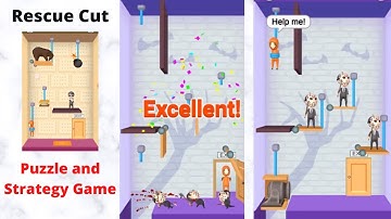 rescue cut puzzle game - android gameplay (walkthrough)