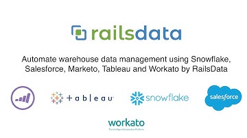 Make sense out of your salesdata using Snowflake, Salesforce, Marketo, and Workato by RailsData