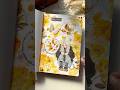 Cozy Floral Journaling ASMR Yellow theme Scrapbooking #journaling #journalwithme #scrapbooking #diy