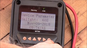 EpEver MT-50 Time/Date Setting