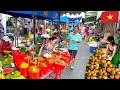 Best morning street food market in vietnammeat fish fruit dried seafood  more  great enjoy