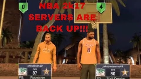 NBA 2k17 Servers Are Back Up!!! How To Play NBA 2k17 After the servers shut down!!!