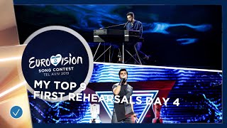 Eurovision 2019: First Rehearsals Day 4 Top 9 (With Comments) || Esc Sharon