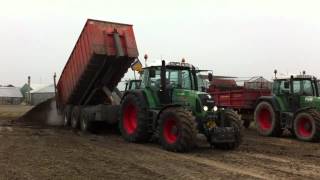 Fendt 820 ,Loon en verhuur bedrijf Rene Salman