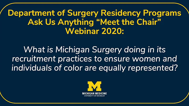 2020 "Meet the Chair" Ask Us Anything: Recruitment