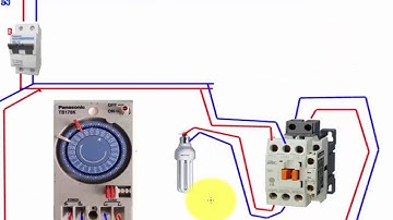 mach timer 24h kết hợp khở động từ điều khiển tải lớn