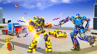 Robots transform fight & battle match || Robot Fighting games android gameplay screenshot 5