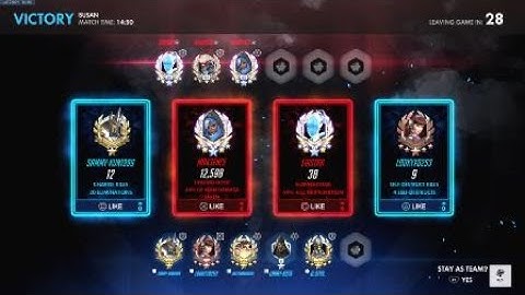 First 6k D.va bomb.....I was playing Rein ._.