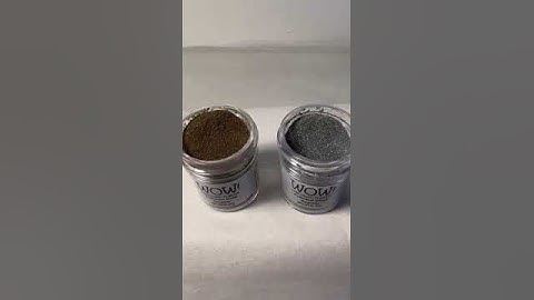 2 x Wow! embossing powders 15ml | polished gold & silver