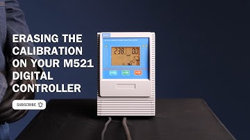 How to Erase the Calibration on Your M521 Digital Controller