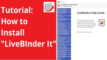 Virtual Binders: How to Install "LiveBinder It"